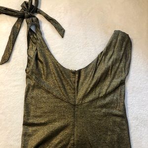 Black Label Ralph Lauren shimmery SZ S tie top